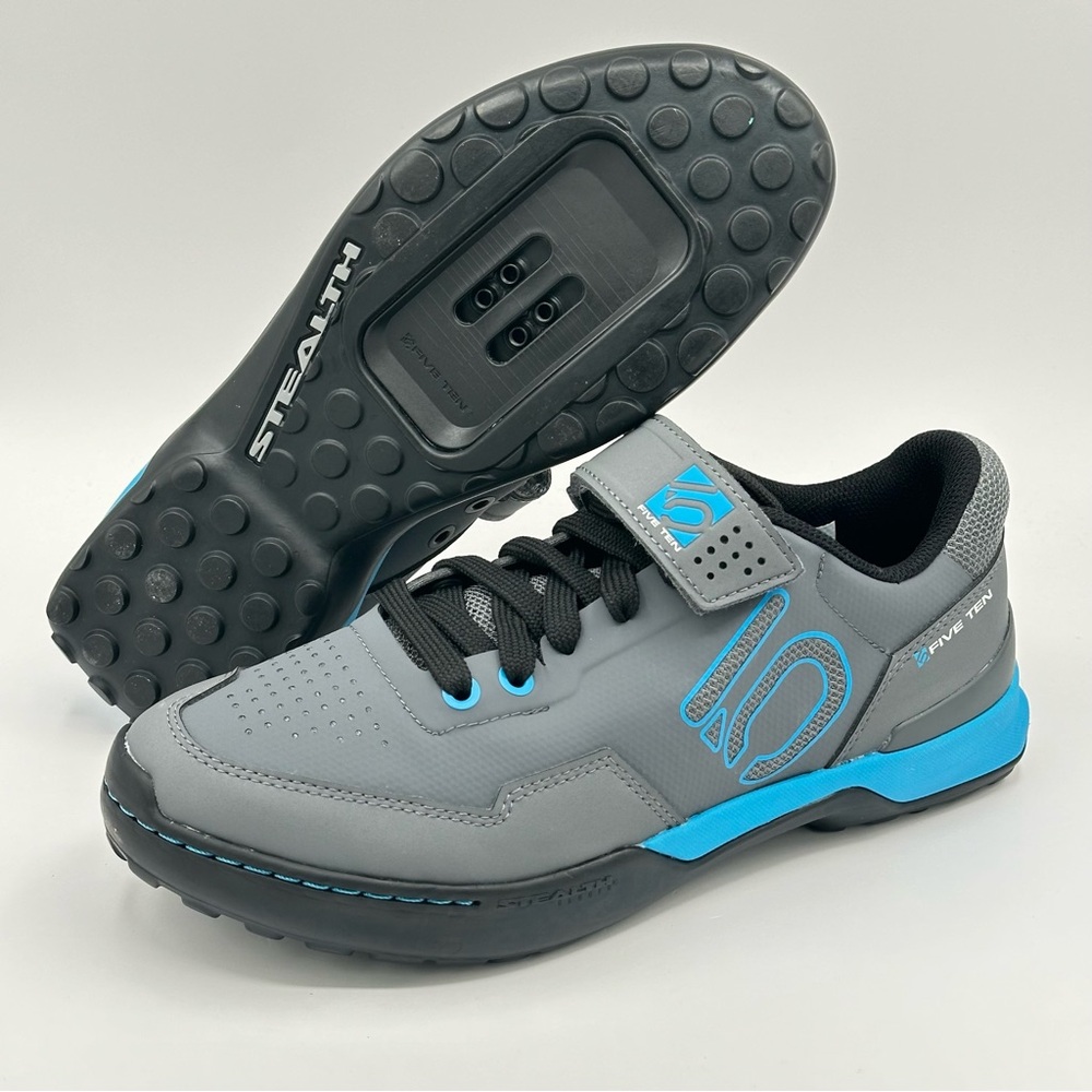 Women’s Adidas Five Ten 5.10 Kestrel Lace Carbon Cyan Mountain Bike shoe… - Picture 5 of 11